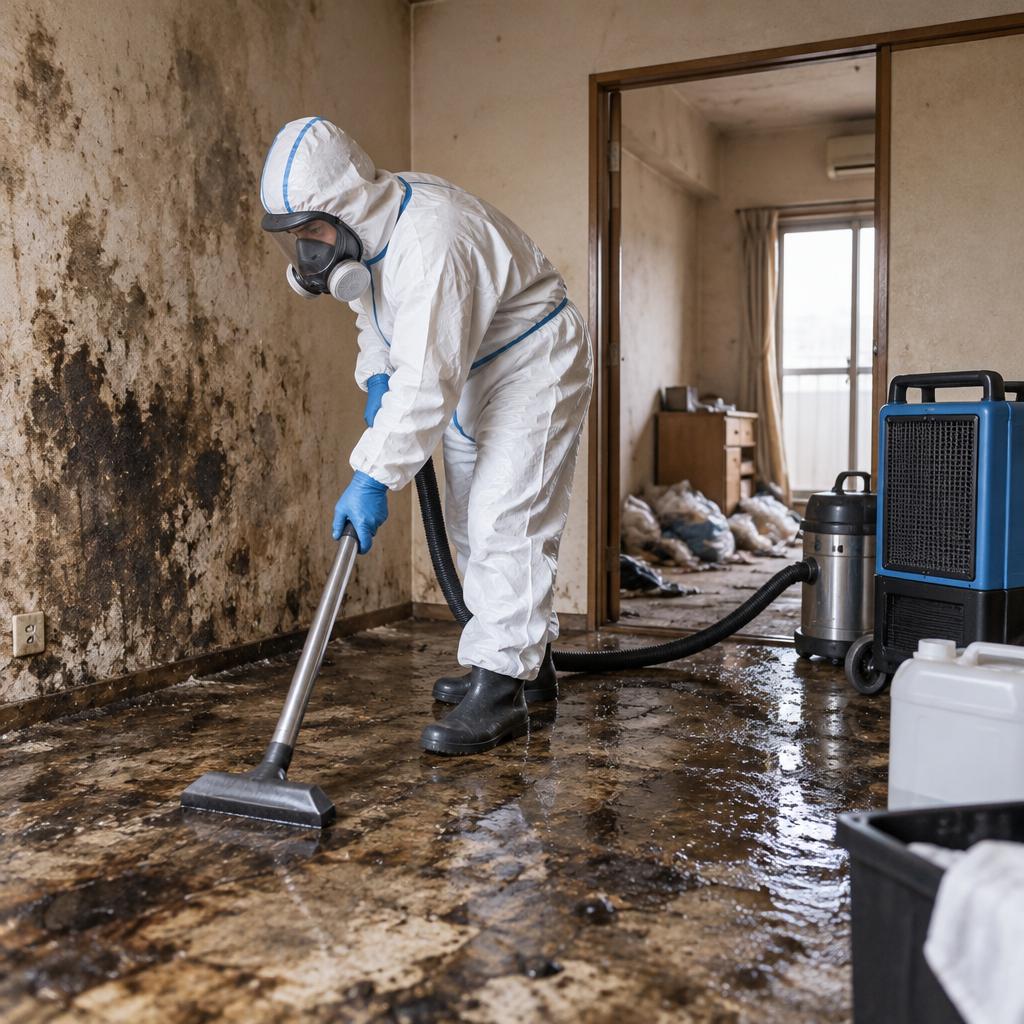 専門資格を持つスタッフが、現場に合わせて丁寧に清掃
