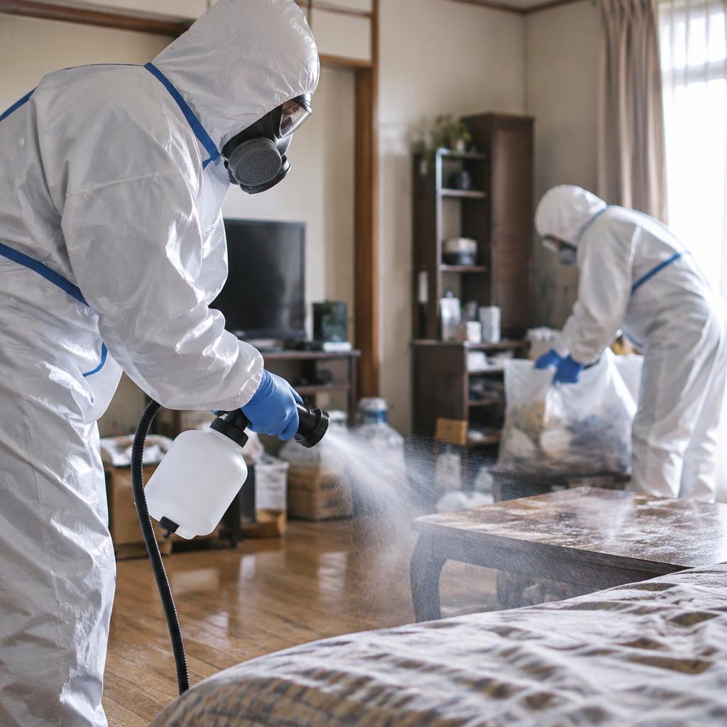 ニオイや汚れが残る現場も、専門知識と機材で対応