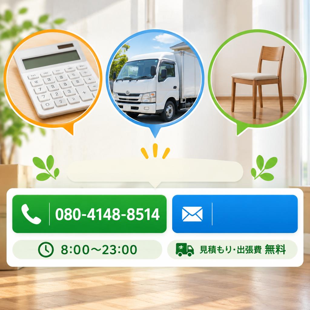 まずは無料相談！粗大ゴミ・不用品の悩みを今日から解決