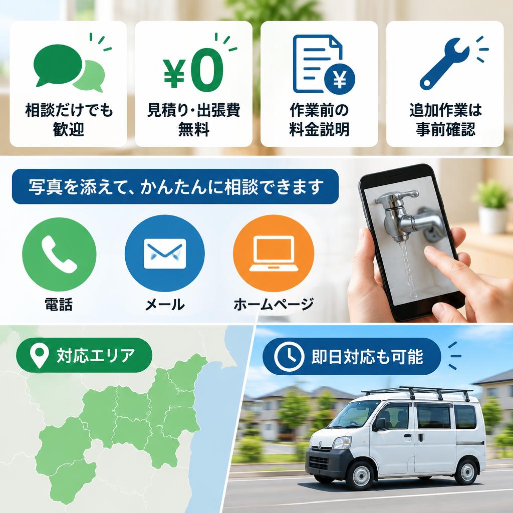 一人で抱え込まず、まずは無料見積りから
